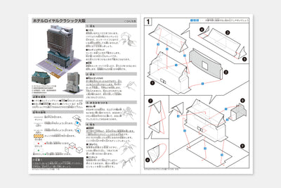 生きた建築ミュージアム大阪 ペーパークラフト02 心斎橋ビッグステップ・ホテルロイヤルクラシック大阪（旧・新歌舞伎座）